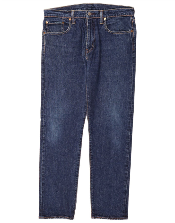 Levi's Herren 502 Slim Tapered Jeans W33 L32 Blaue Baumwolle
