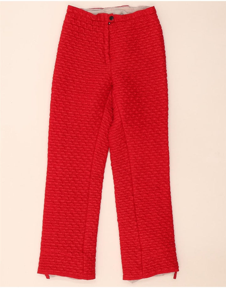 Vintage Damen Skihose W26 L27 Rot