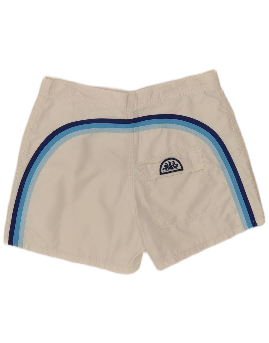Sundek Herren-Badeshorts, mittelgroß, Weiß