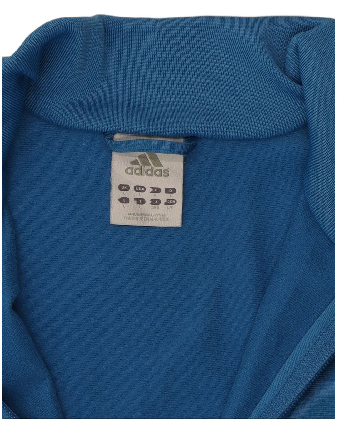 ADIDAS Mens Tracksuit Top Jacket Large Blue