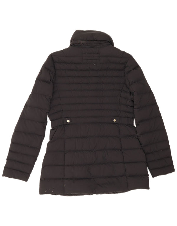 Tommy Hilfiger Damen Wattierte Jacke UK 12 Medium Navy Blue Polyamid