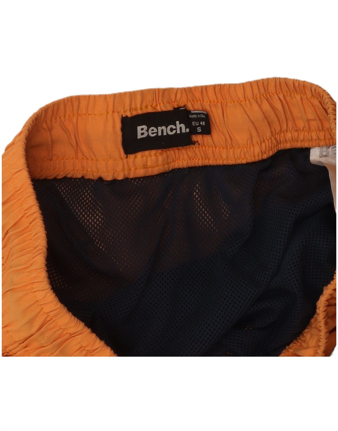 Bench Herren-Badeshorts mit Grafik, Größe S, Orange, Polyester