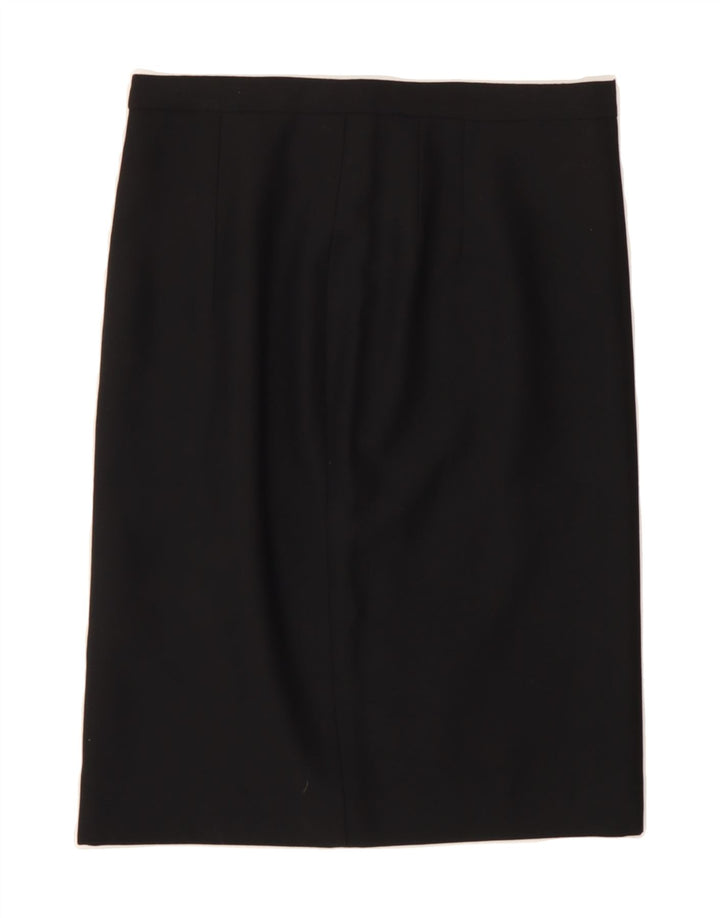 LUISA SPAGNOLI Womens Straight Skirt W28 Medium Black Vintage Luisa Spagnoli and Second-Hand Luisa Spagnoli from Messina Hembry 