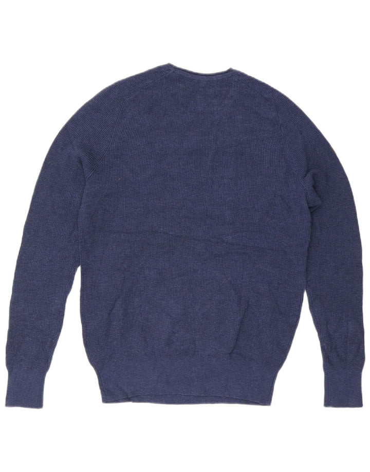 Superdry Herren-Pullover mit Rundhalsausschnitt, XL, marineblaue Viskose