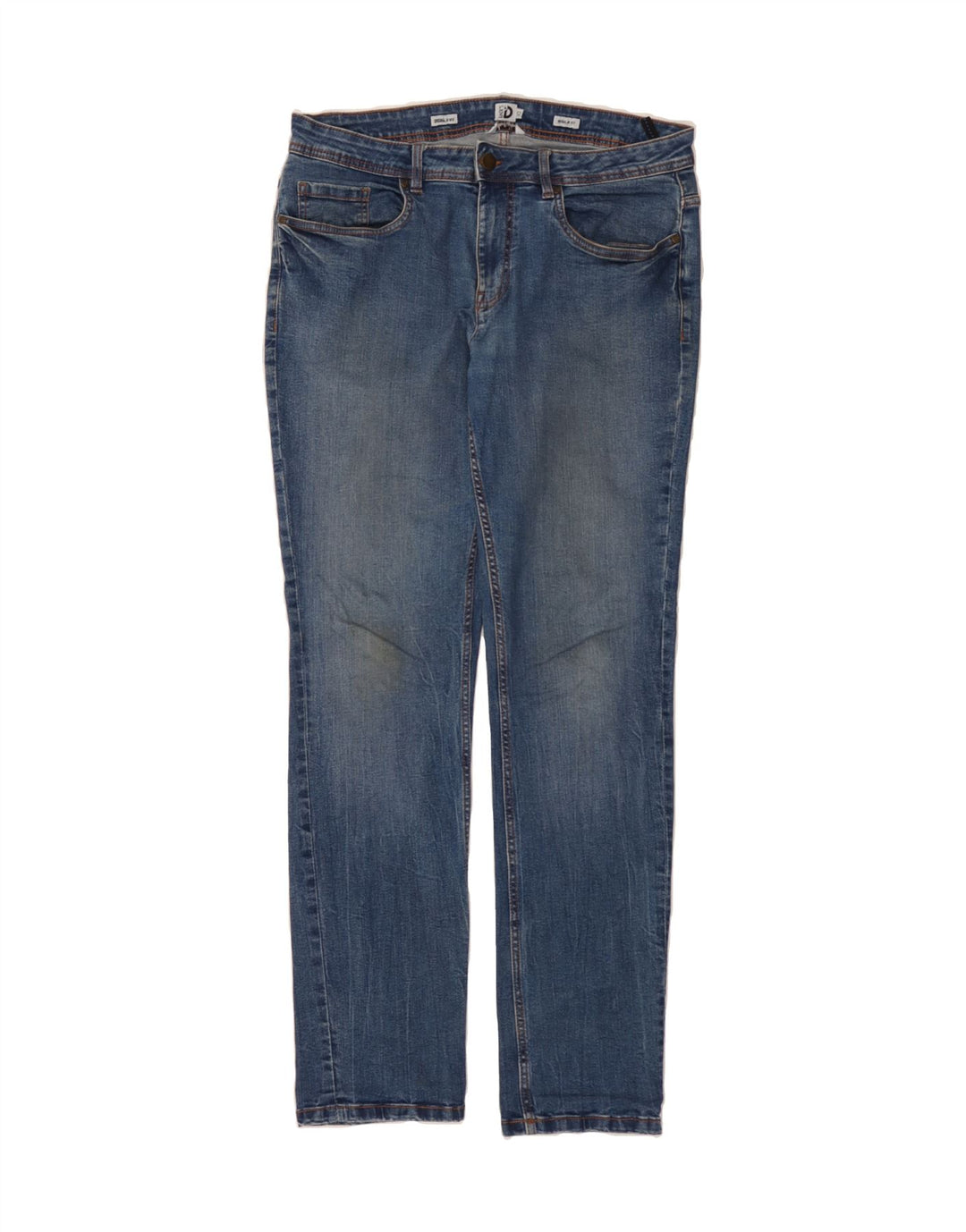 DACK'S Mens Straight Jeans IT 52 XL W36 L34 Blue Vintage Dack's and Second-Hand Dack's from Messina Hembry 