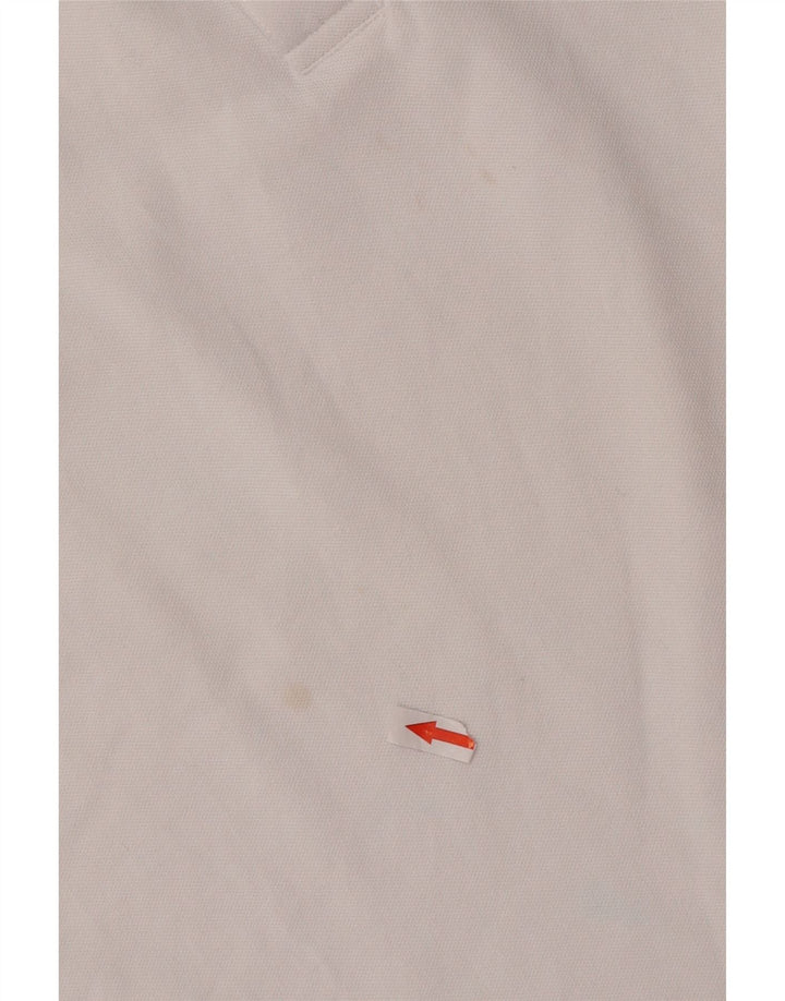Rifle Herren-Poloshirt XL aus weißer Baumwolle