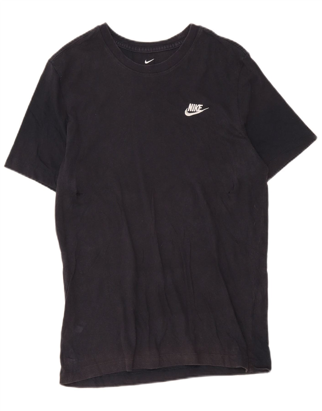 Nike Herren-T-Shirt-Oberteil, mittelgroß, marineblau, Baumwolle