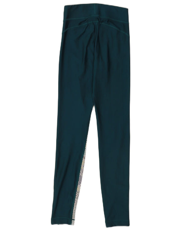 Under Armour Damen Kompressionsleggings UK 6 XS Grün gepunktet Sport