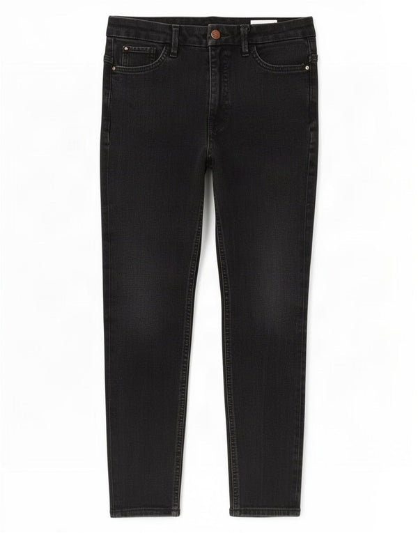 Marks & Spencer Damen The Magic Cropped Jeans UK 10 Small W28 L23 Schwarz