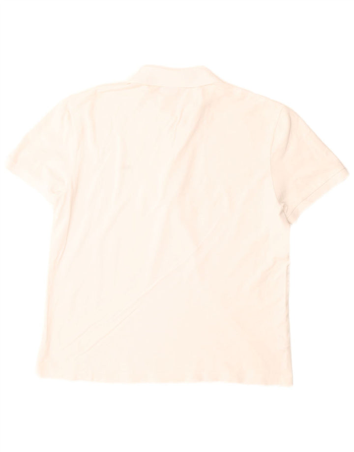 Lacoste Herren-Poloshirt mit schmaler Passform, mittelweiße Baumwolle