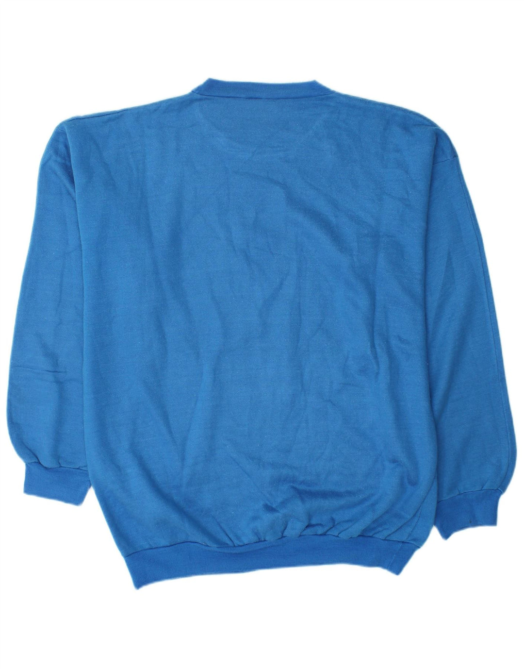 Vintage Herren Grafik Sweatshirt Pullover Groß Blau