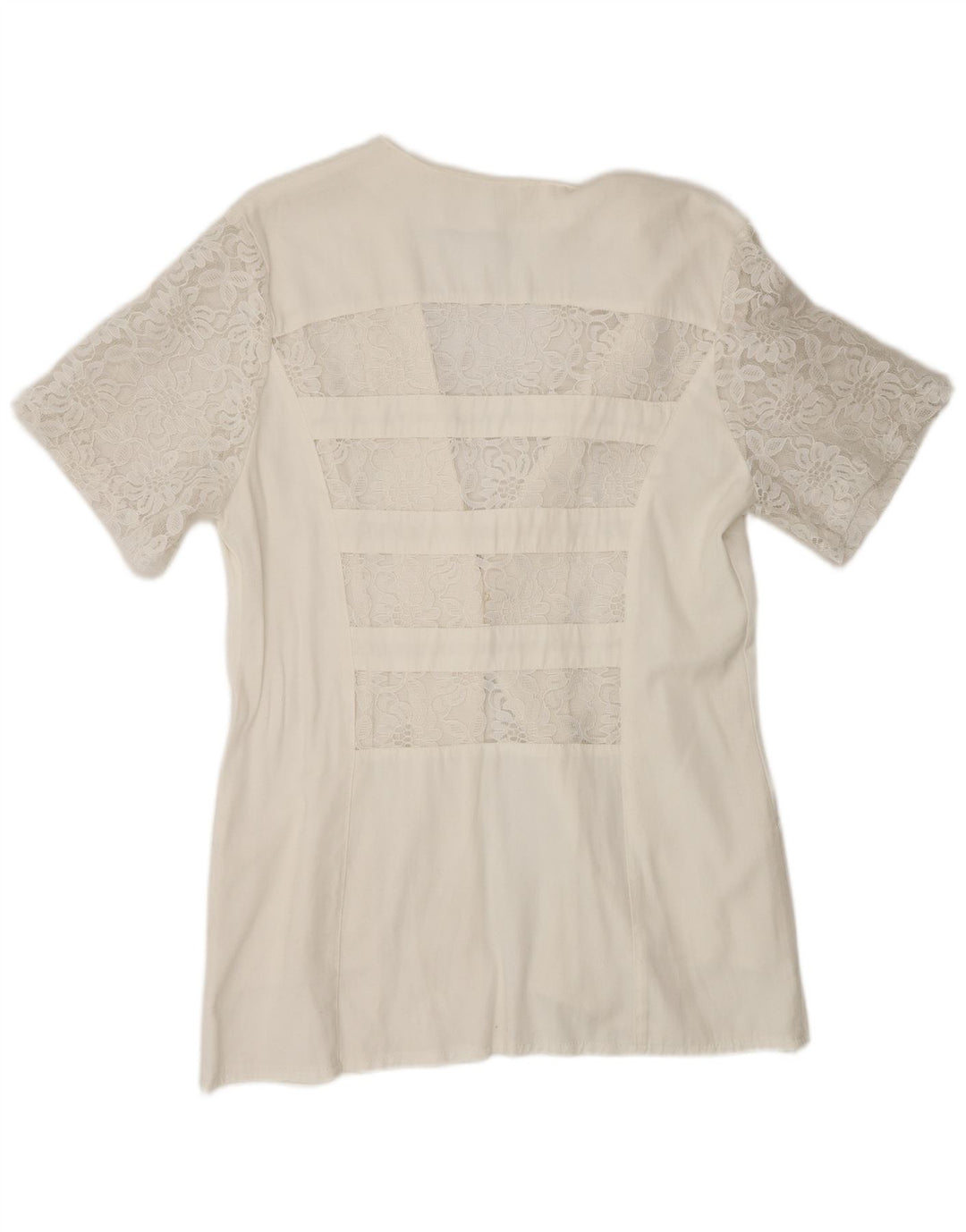 Paola Damen-Blazer mit 1 Knopf und kurzen Ärmeln, UK 12, mittelweiß, geblümt