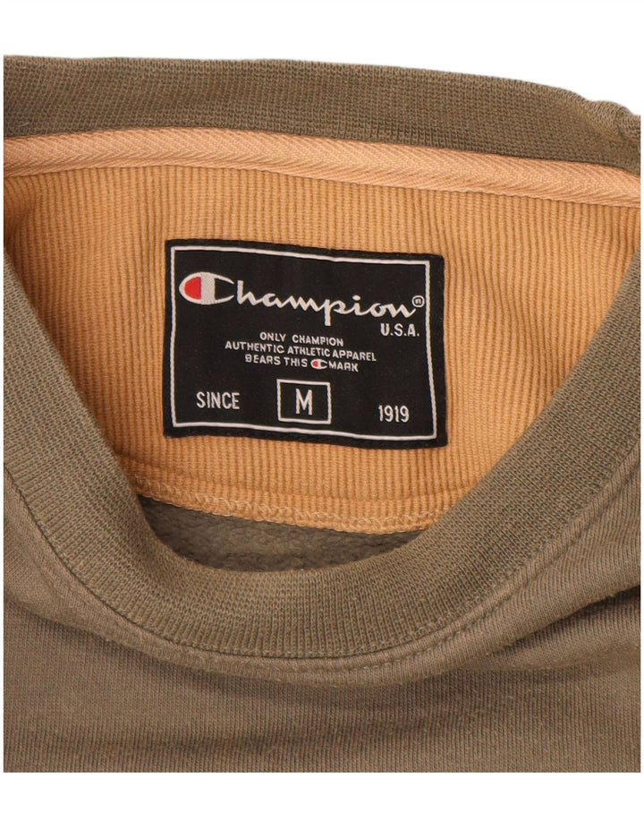 CHAMPION Herren-Sweatshirt-Pullover aus mittelbrauner Baumwolle