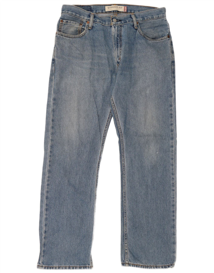 Levi's Herren 505 Straight Jeans W33 L30 Blaue Baumwolle