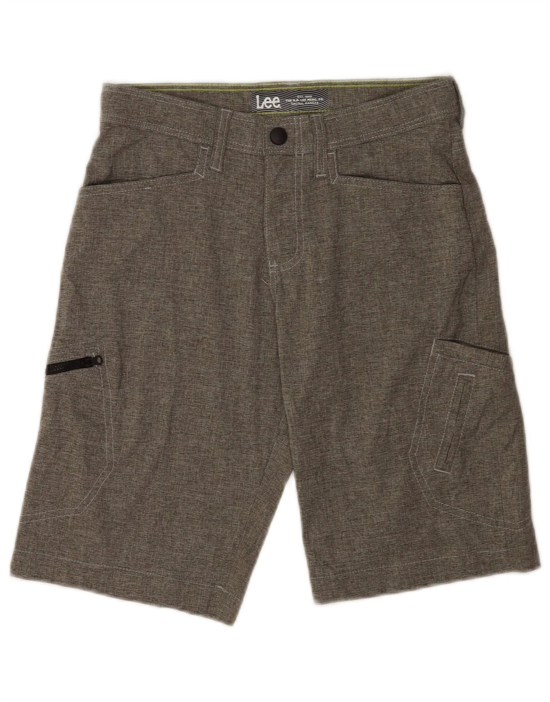 Lee Cargo-Shorts für Jungen, 11–12 Jahre, W26, graues Polyester