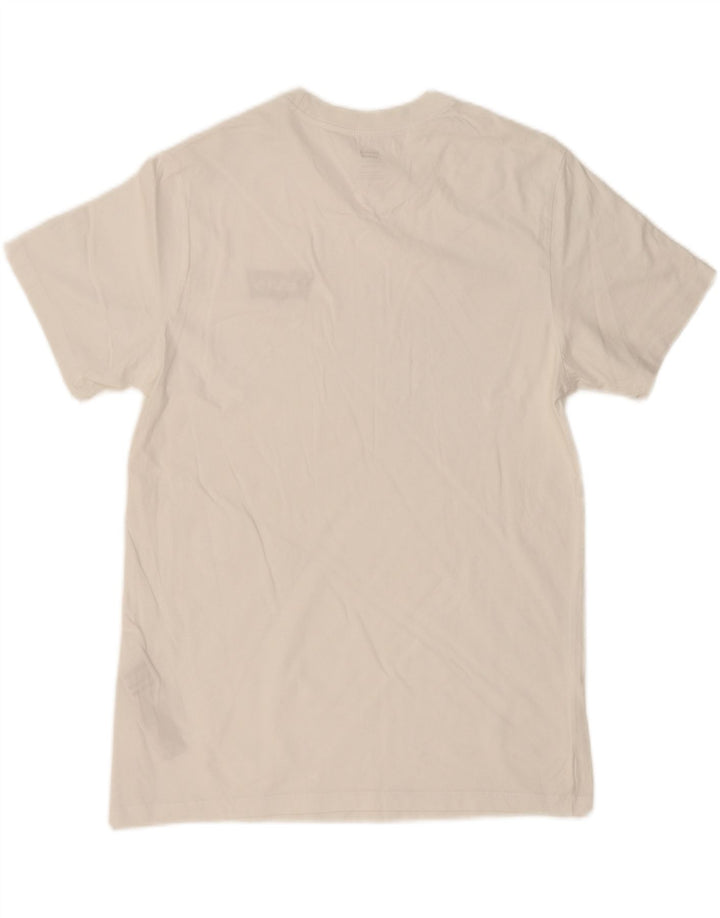 LEVI'S Mens Standard T-Shirt Top Medium White Cotton Vintage Levi's and Second-Hand Levi's from Messina Hembry 