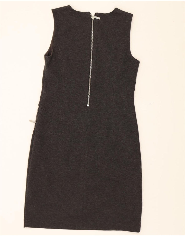 MICHAEL KORS Womens Sleeveless Sheath Dress US 2 XS Grey Polyester Vintage Michael Kors and Second-Hand Michael Kors from Messina Hembry 