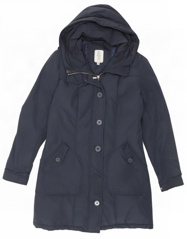 Refrigue Damen-Parka mit Kapuze, UK 38, mittelmarineblau, Polyester