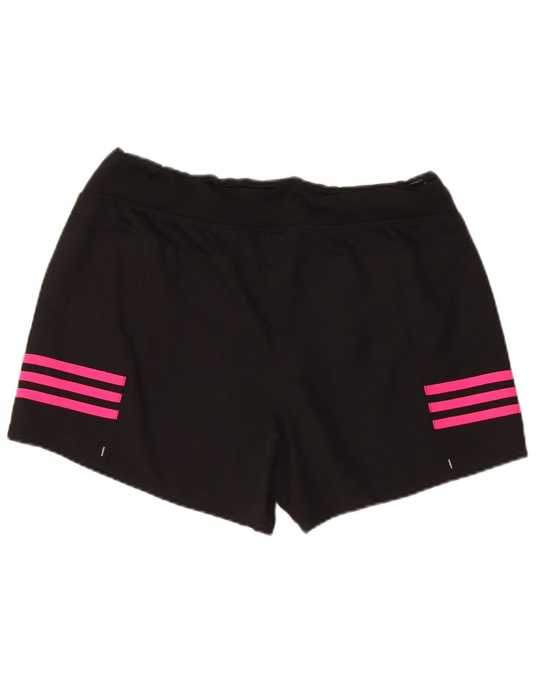 ADIDAS Damen Sportshorts UK 14 Medium Schwarz Polyester