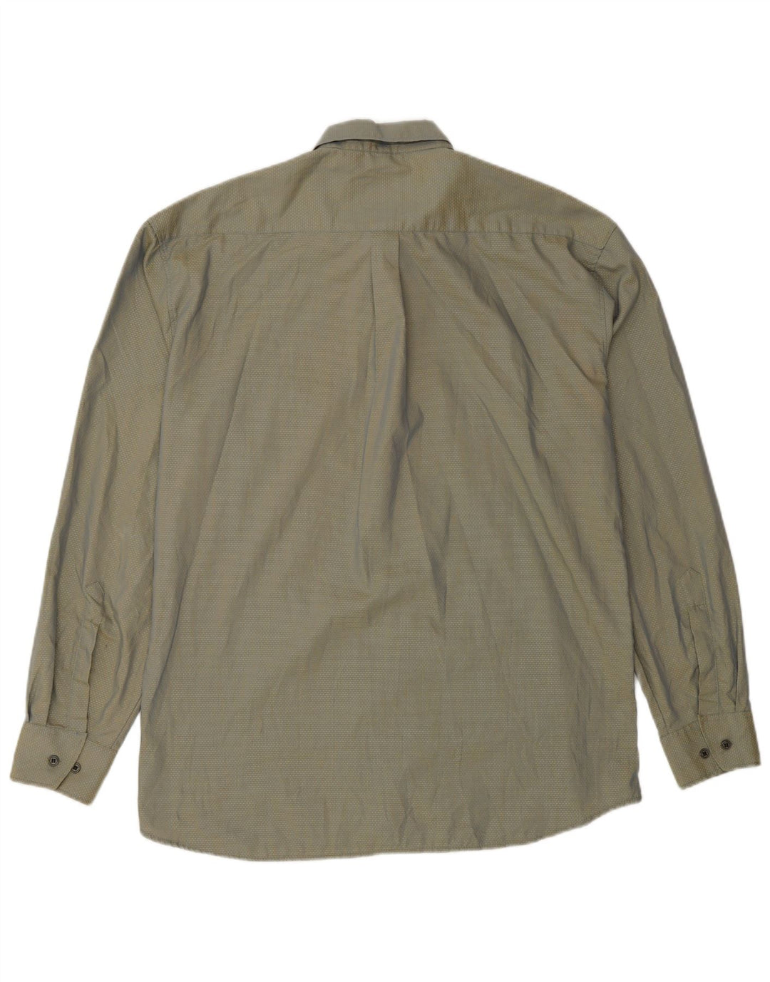 CLUB D'AMINGO Herrenhemd Größe 39/40 Mittelgrün gefleckt