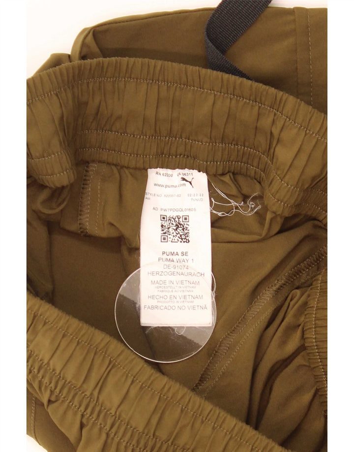 Puma Damen Cargo-Trainingshose, Jogginghose, Größe S, Khaki, Polyester