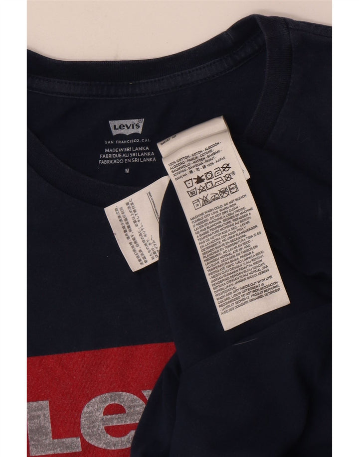 Levi's Herren-T-Shirt mit Grafik, mittelmarineblaue Baumwolle