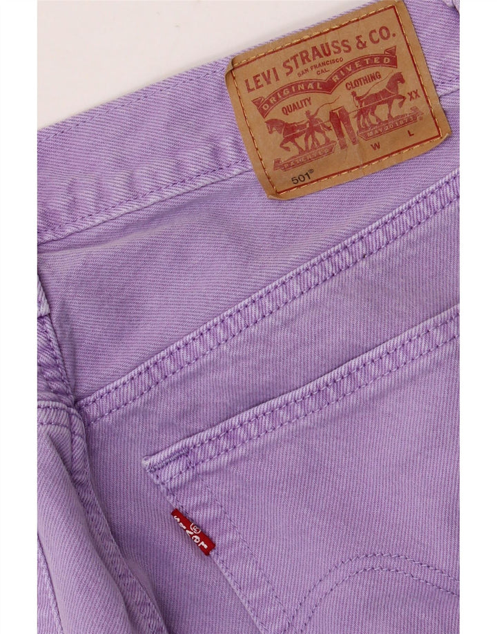 Levi's Damen 501 Straight Jeans W28 L29 Lila