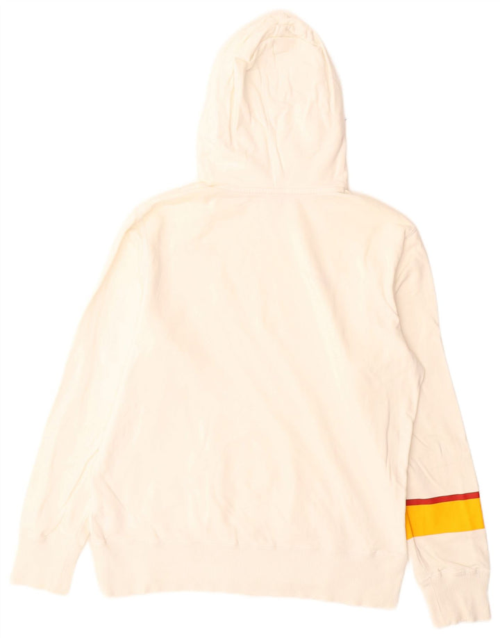 Nike Herren-Kapuzenpullover mit Grafik, mittelweiß, Colourblock-Baumwolle