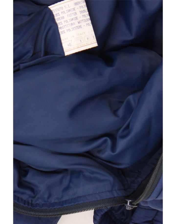 VINTAGE Mens Windbreaker Jacket IT 48 Medium Blue Colourblock Polyamide Vintage Vintage and Second-Hand Vintage from Messina Hembry 