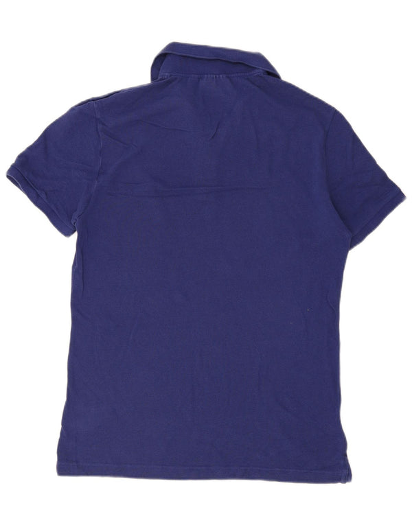 Lacoste Herren Slim Fit Poloshirt Größe 4 Mittelblaue Baumwolle