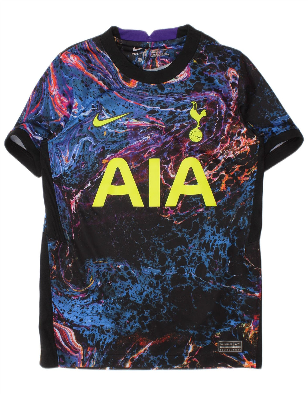 NIKE Jungen Tottenham Hotspur Grafik-T-Shirt, 8–9 Jahre, Größe S, Schwarz