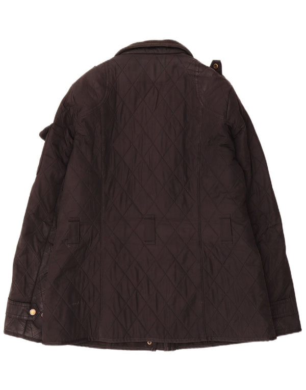 Barbour Damen Steppjacke UK 14 Large Schwarz Polyester