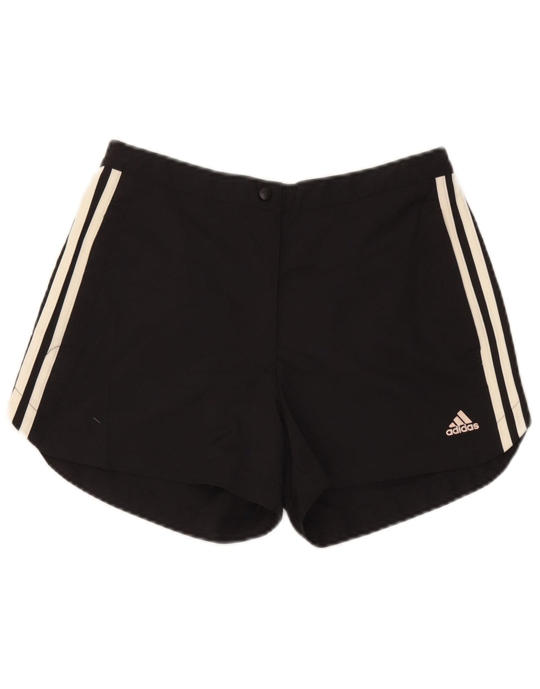 Adidas Damen Climalite Casual Shorts UK 12 Medium W28 Schwarz Polyester