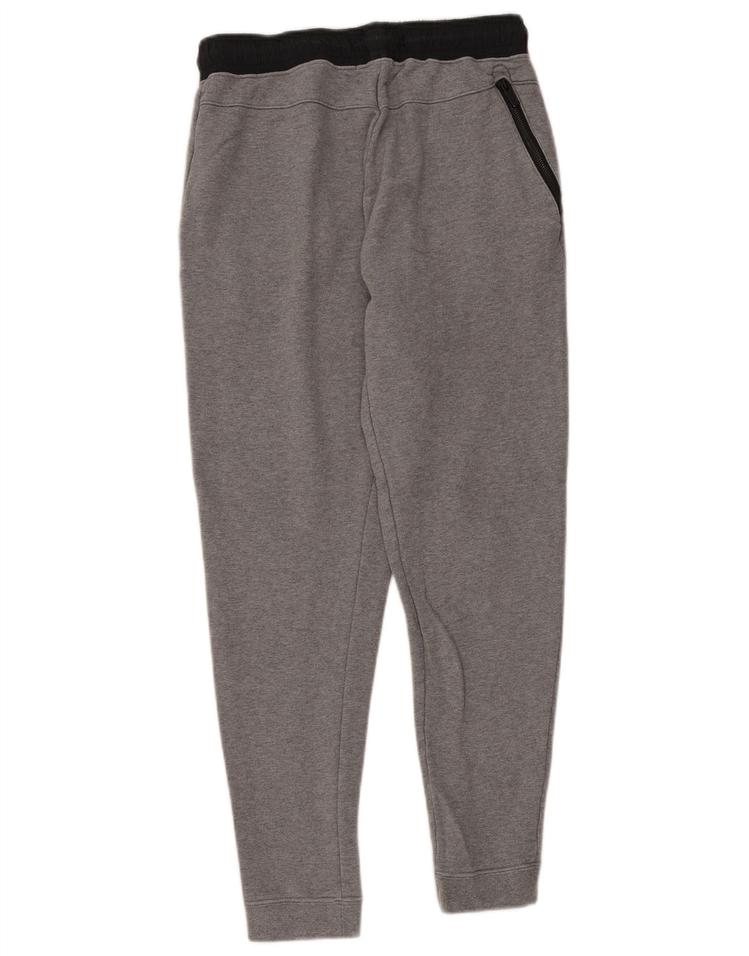 NIKE Herren-Trainingshose, Jogginghose, Mittelgrau, Colourblock-Baumwolle
