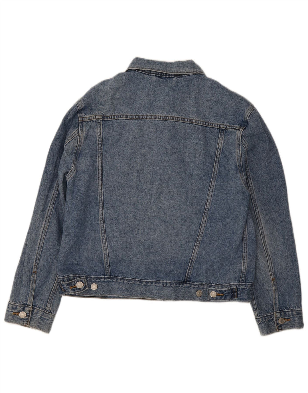 Levi's Herren Jeansjacke UK 38 Mittelblaue Baumwolle