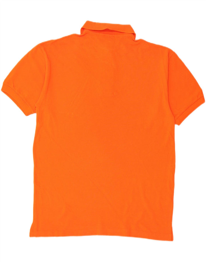 LOTTO Herren-Poloshirt, groß, orange, Baumwolle