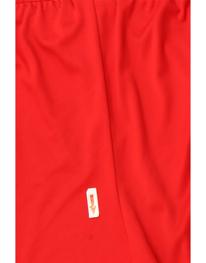 Adidas Herren Climalite Sport Shorts Mittelrotes Colourblock-Polyester