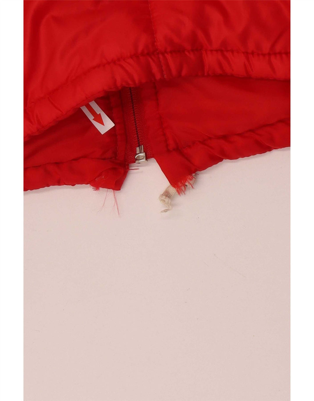 Vintage Damen Windjacke IT 42 Mittelrotes Colourblock-Polyamid