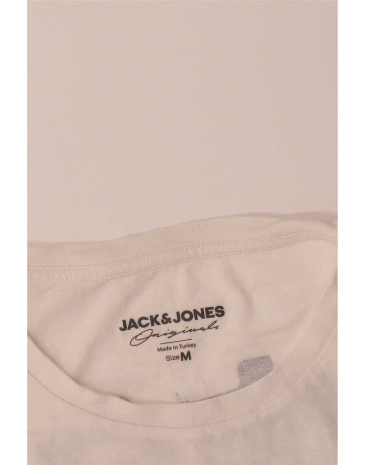 Jack & Jones Herren-T-Shirt mit Grafik, mittelweiße Baumwolle