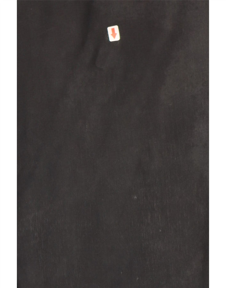 VINTAGE Damen Weste UK 12 Medium Marineblau geblümt