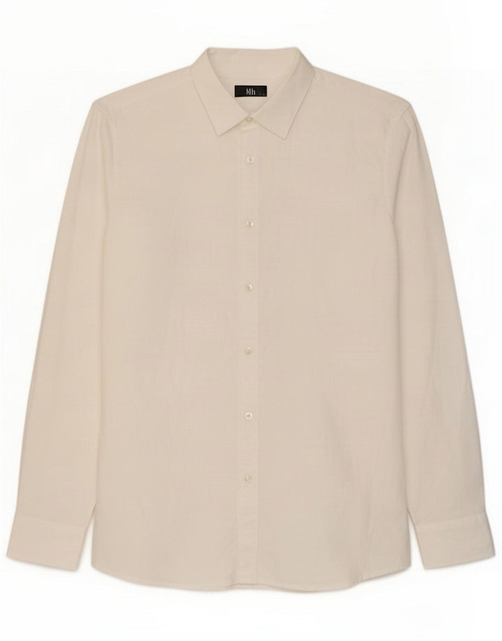 Zara Herren Slim Fit Hemd Large Weiß