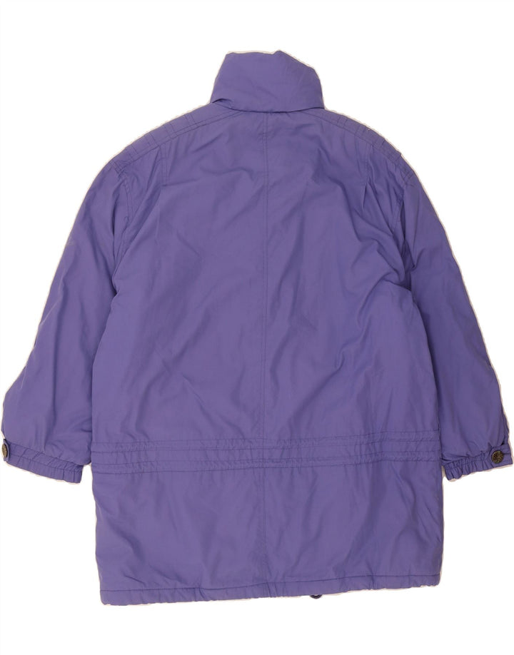 MARCEL CLAIR Womens Oversized Windbreaker Coat EU 40 Medium Purple Vintage Marcel Clair and Second-Hand Marcel Clair from Messina Hembry 