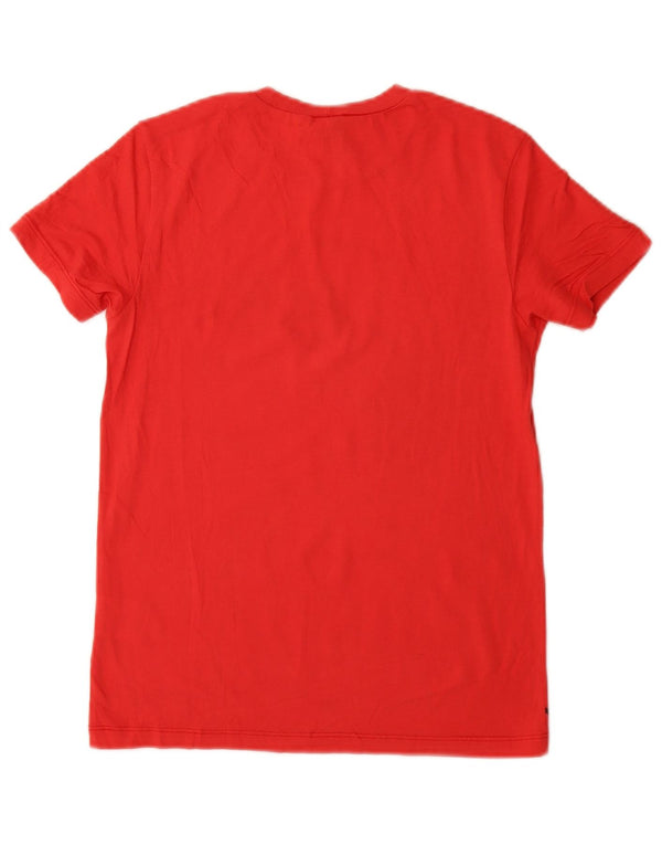 Benetton Boys Peanuts Graphic T-Shirt Top 10–11 Jahre XL, rote Baumwolle