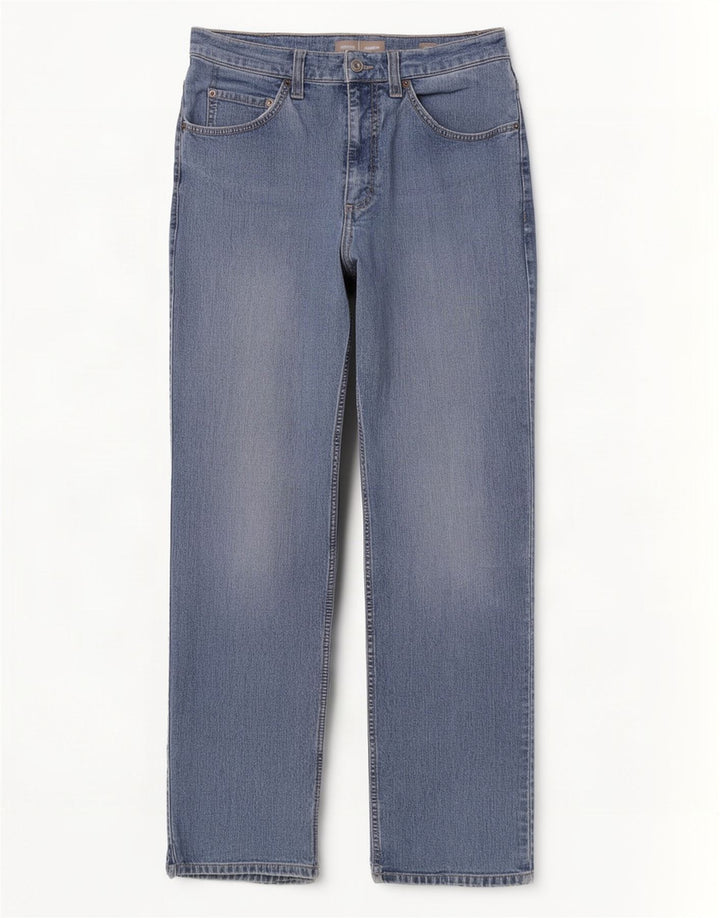 Mustang Damen Tramper Slim Jeans W33 L32 Blaue Baumwolle