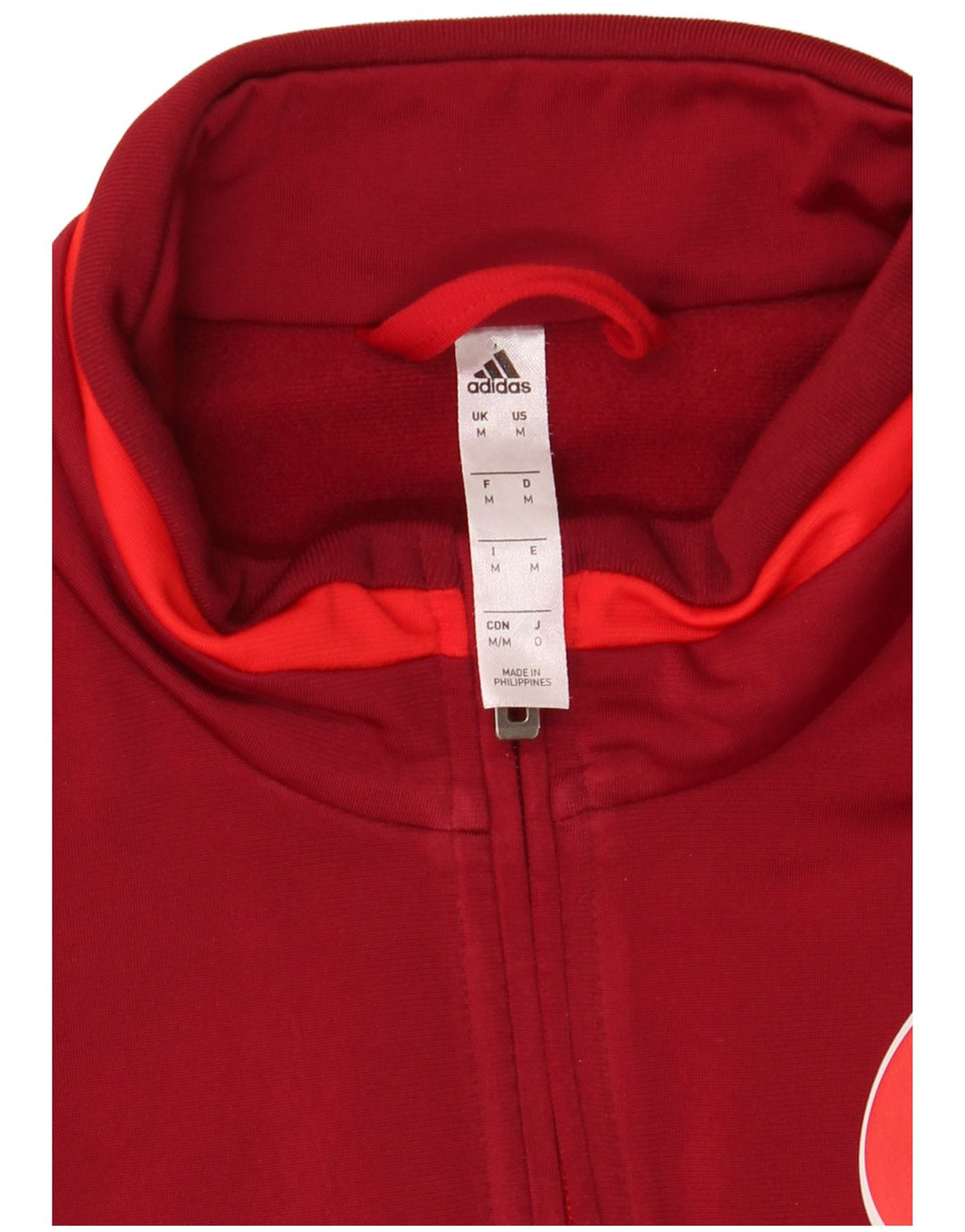 Adidas Herren FSV Trier-Tarforst Graphic Trainingsanzug Top Jacke Mittelrot