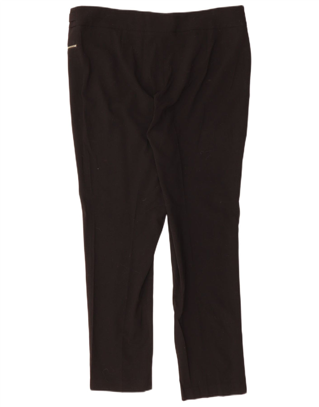 CALVIN KLEIN Damen Slim Freizeithose US 12 Large W36 L30 Schwarz