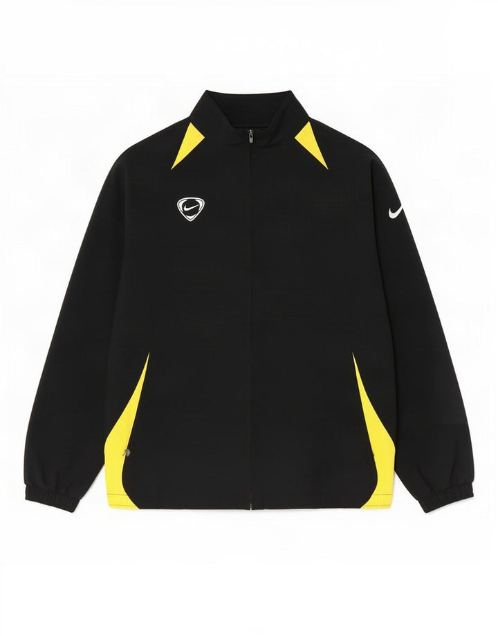 Nike Jungen-Trainingsanzug-Top-Jacke, 12–13 Jahre, Größe L, Schwarz, Farbblock