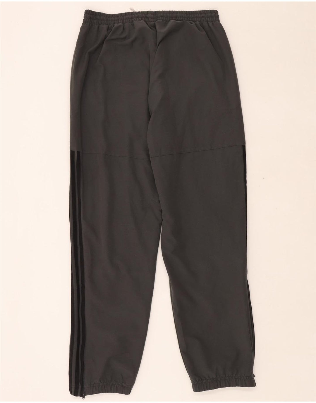 ADIDAS Herren-Trainingshose, Jogginghose, groß, grau, Polyester