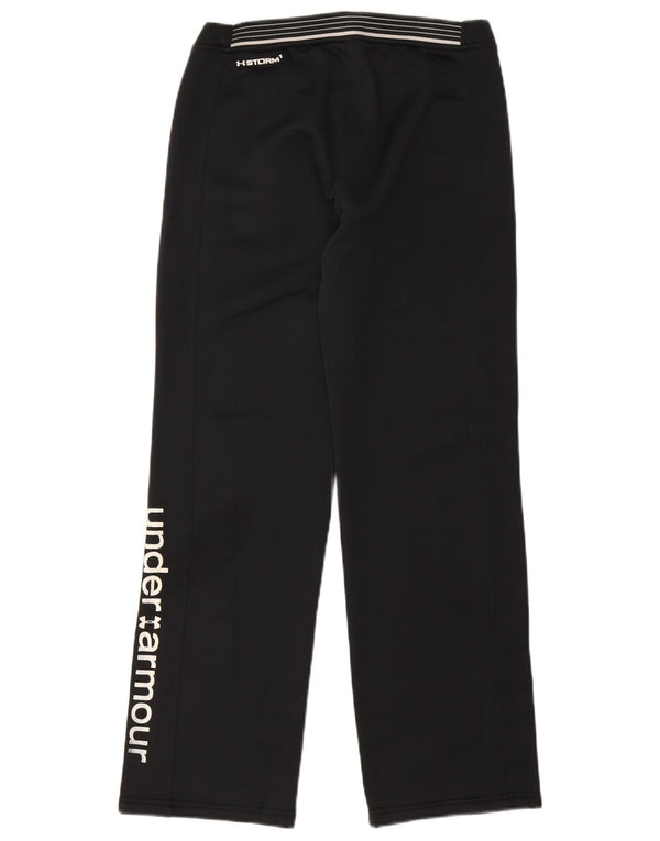 Under Armour Damen Cold Gear Graphic Trainingshose UK 12 Medium Schwarz