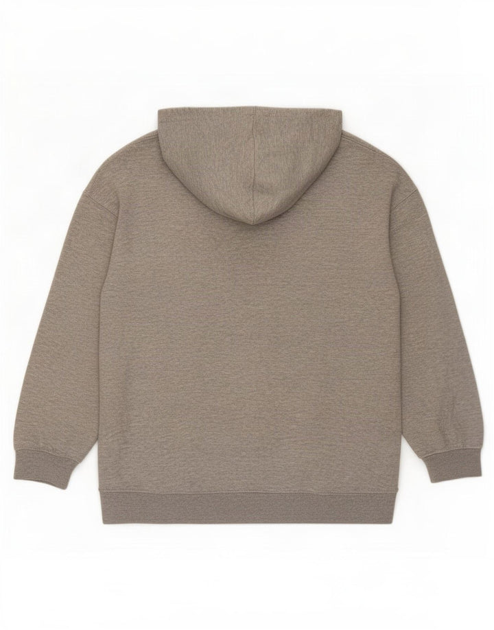 Zara Herren Kapuzenpullover Mittelgraues Polyester